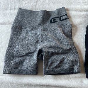 Selling two pairs of ECHT booty scrunch shorts size xs